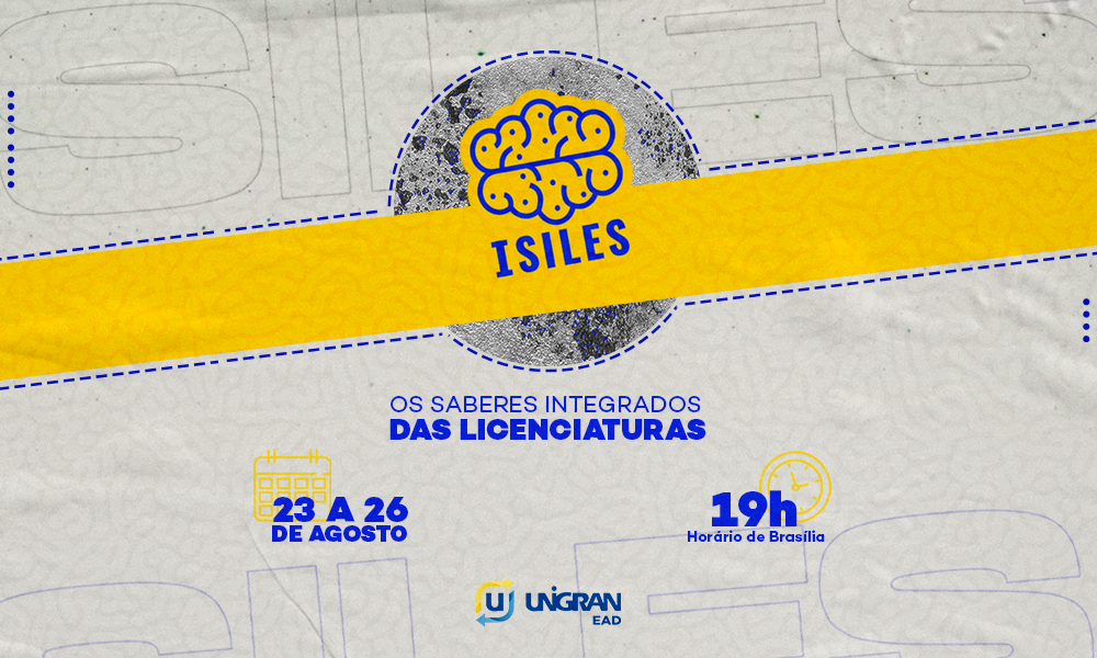 I Saberes Integrados das Licenciaturas da Unigran EAD acontece de 23 a 26 de agosto