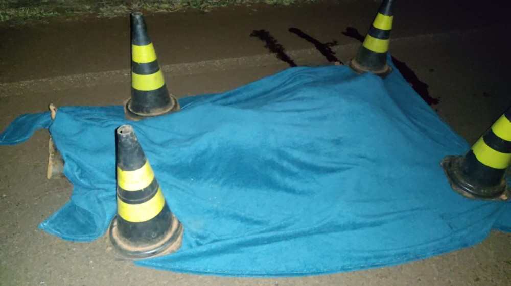 Ciclista morre atropelado por caminhão na MS-276