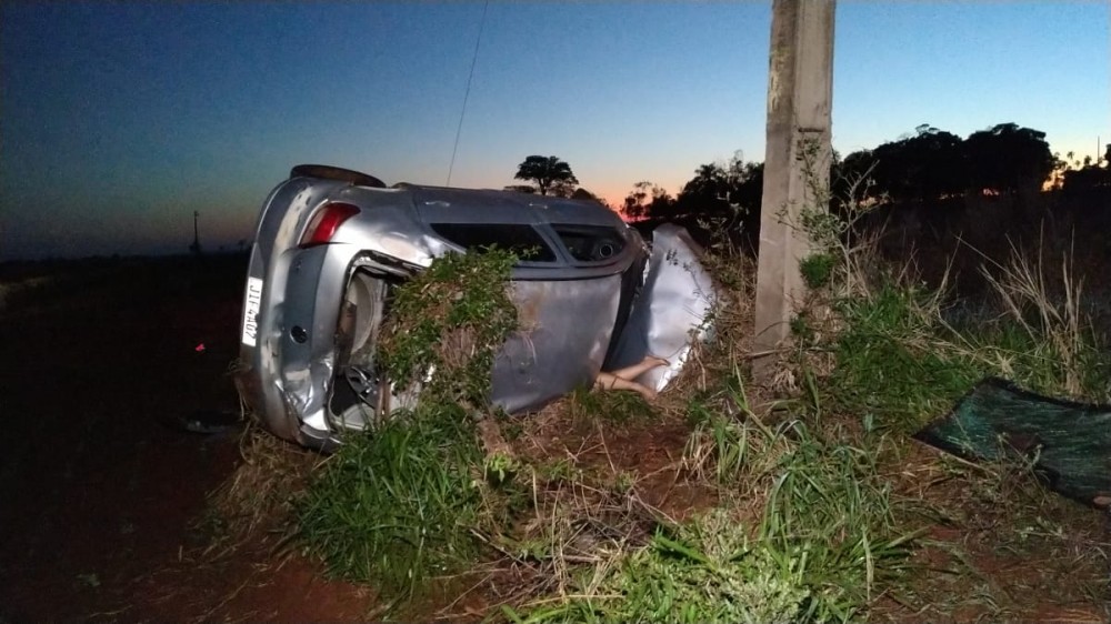 Madrinha identifica mulher morta em acidente na MS-379