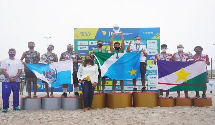 MS é campeão no vôlei de praia e basquete masculino nos Jogos Escolares Brasileiros