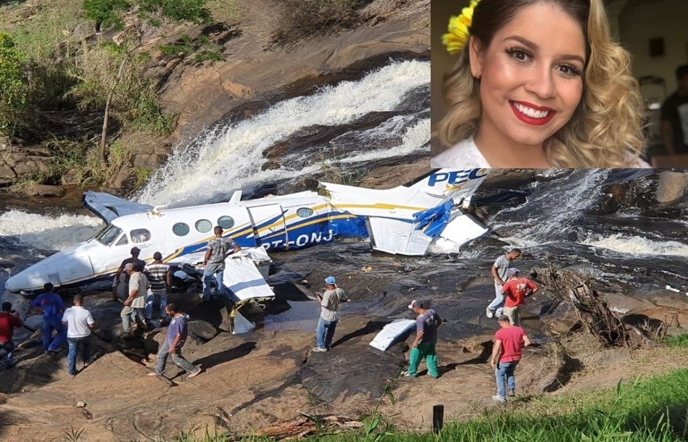 Marília Mendonça é resgatada após avião em que a cantora estava cair em MG