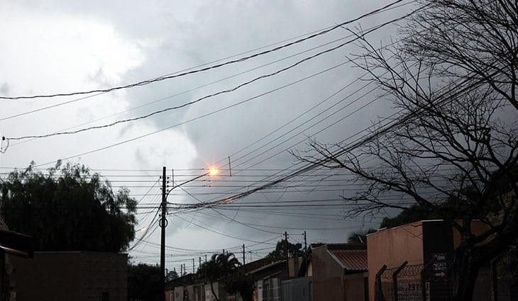 Mato Grosso do Sul está em alerta para temporais com ventos de até 100 km/h