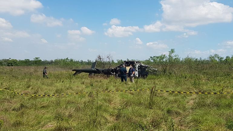 Tenente sobrevive à de queda de helicóptero no Paraguai e é levado para a UTI